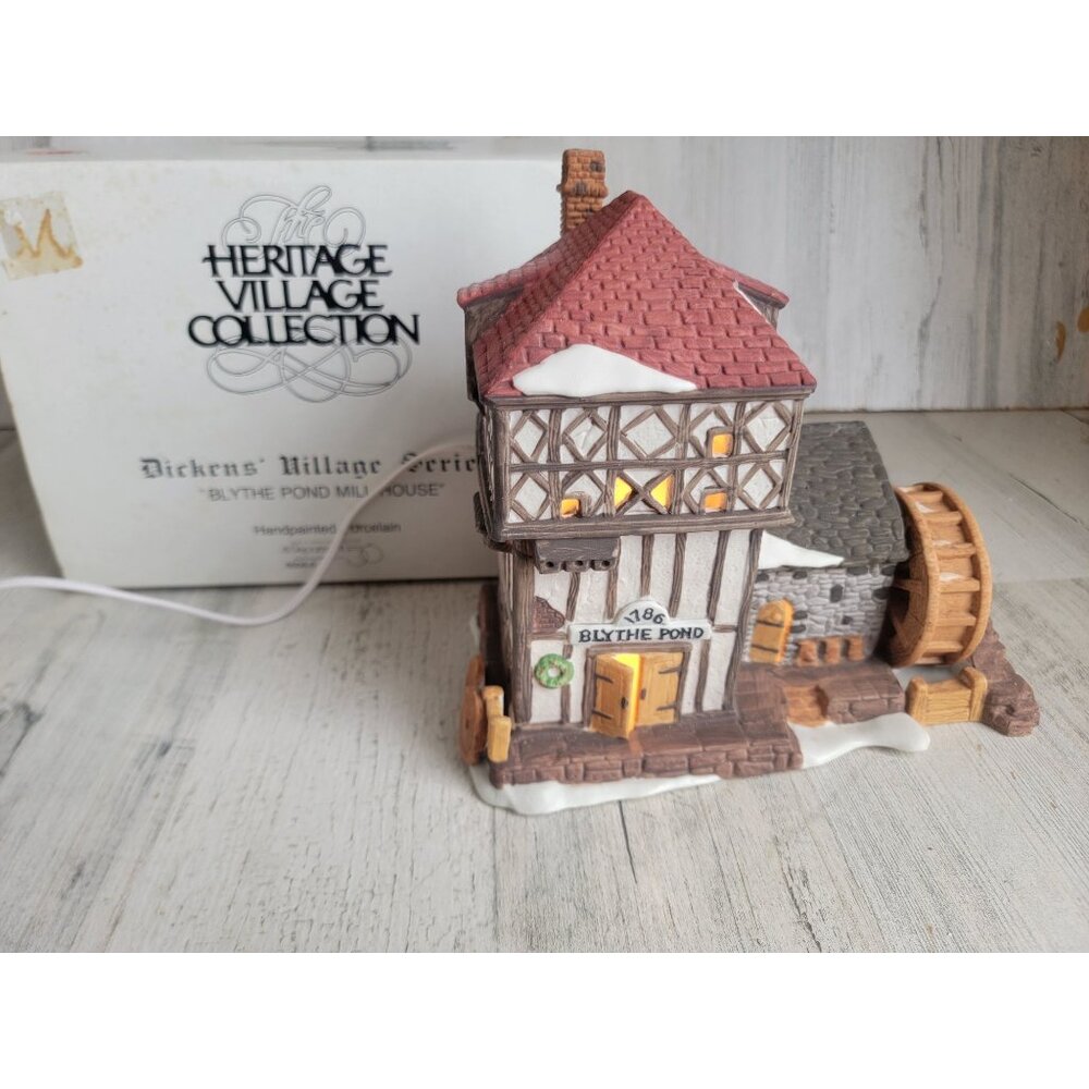 Dept 56 65080 by the‎ pond mill house Village accessory Xmas